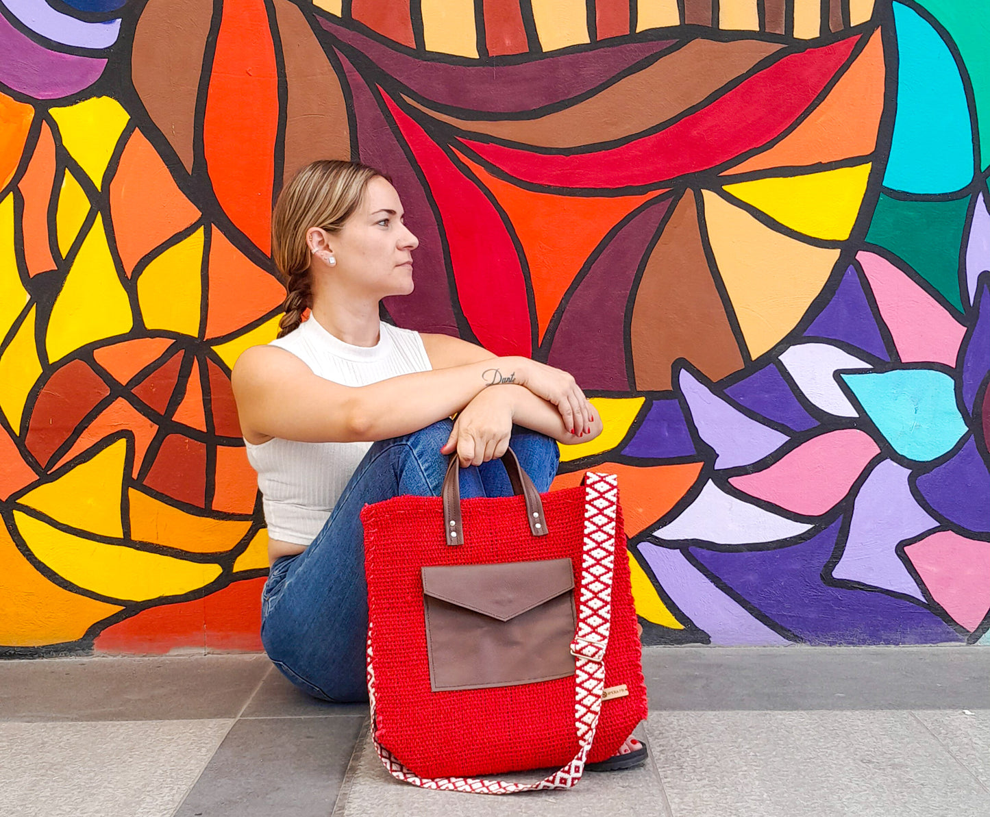 Tote Bag Cozumel Rosa Mexicano💕💕