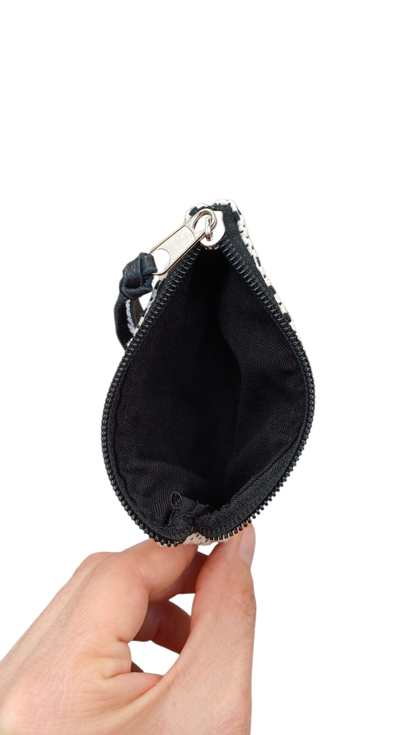 Monedero Rombos Negro🖤