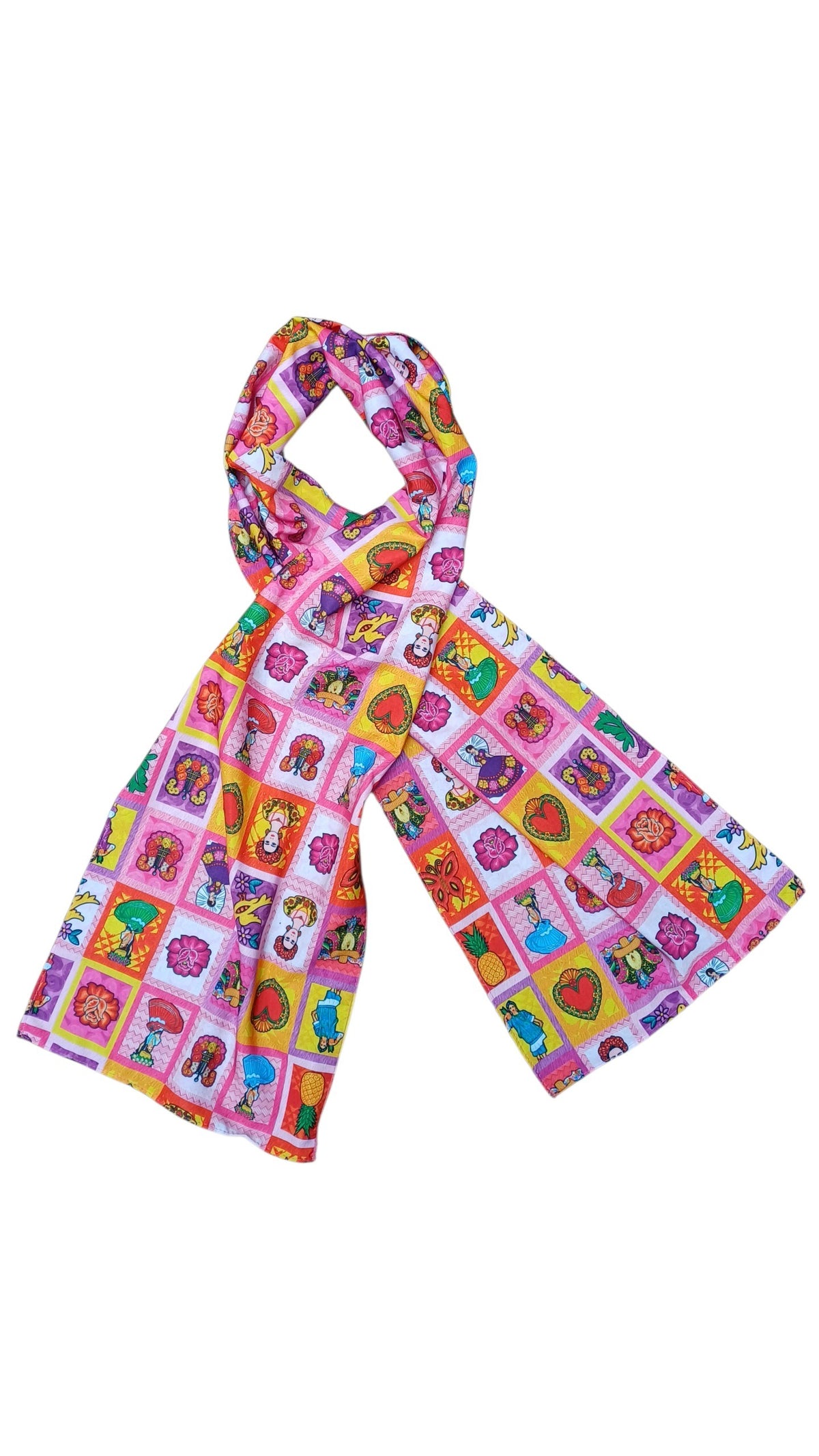 Pañoleta Rectangular Lotería Guelaguetza🌹