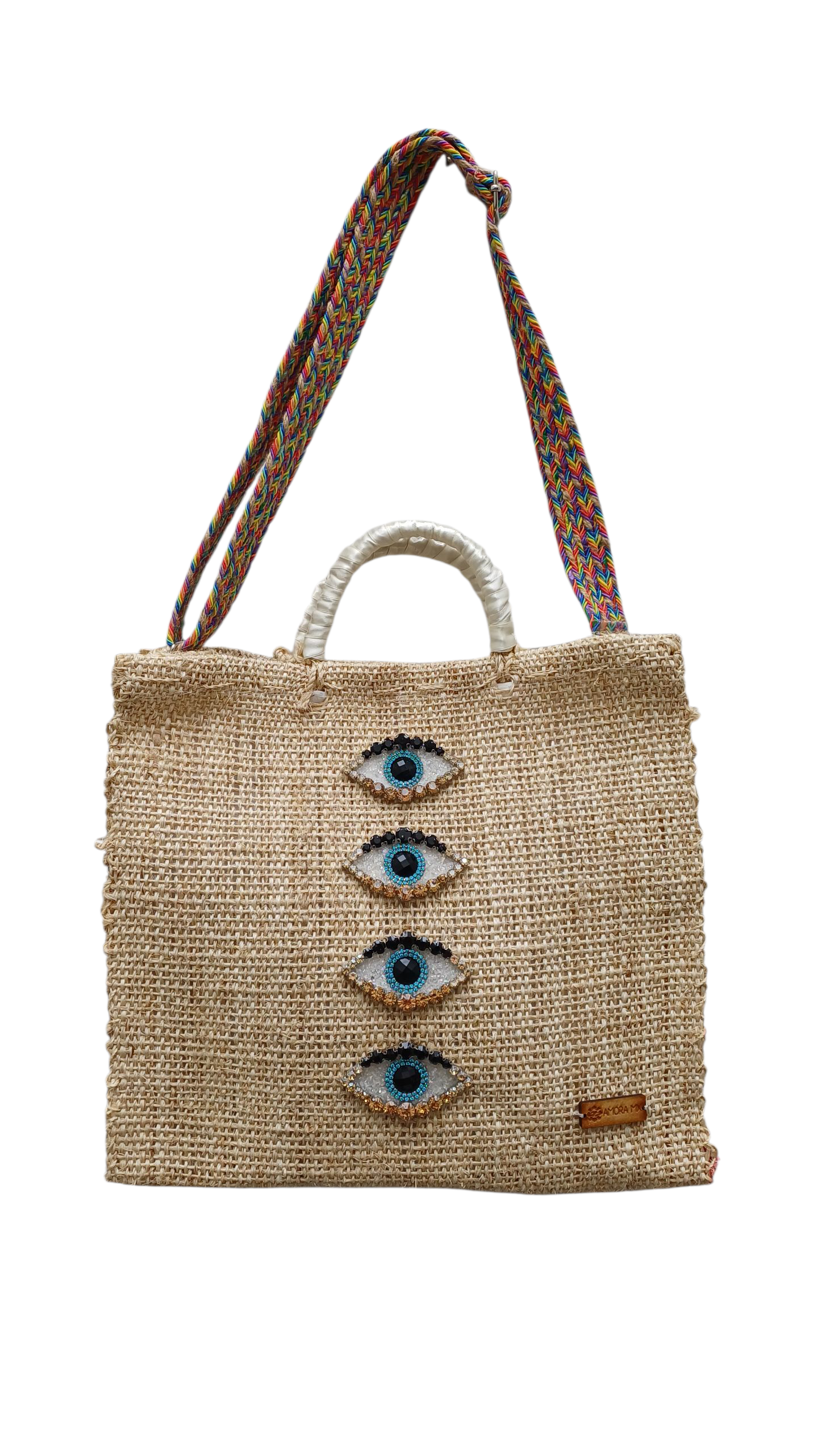Tote Bag Bacalar Beige Ojitos 👁🤍