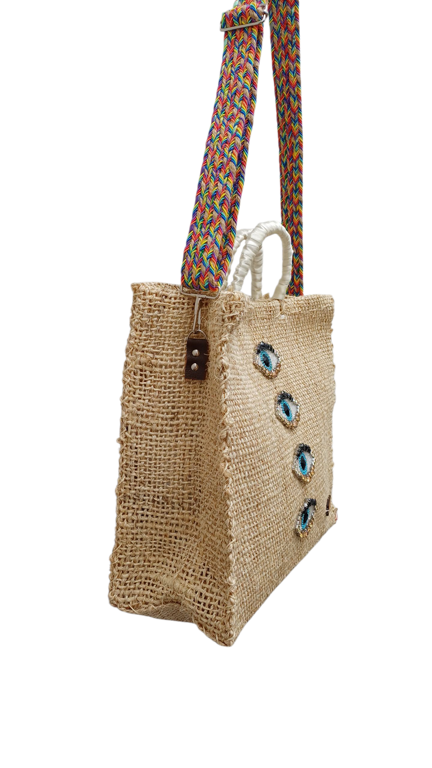 Tote Bag Bacalar Beige Ojitos 👁🤍
