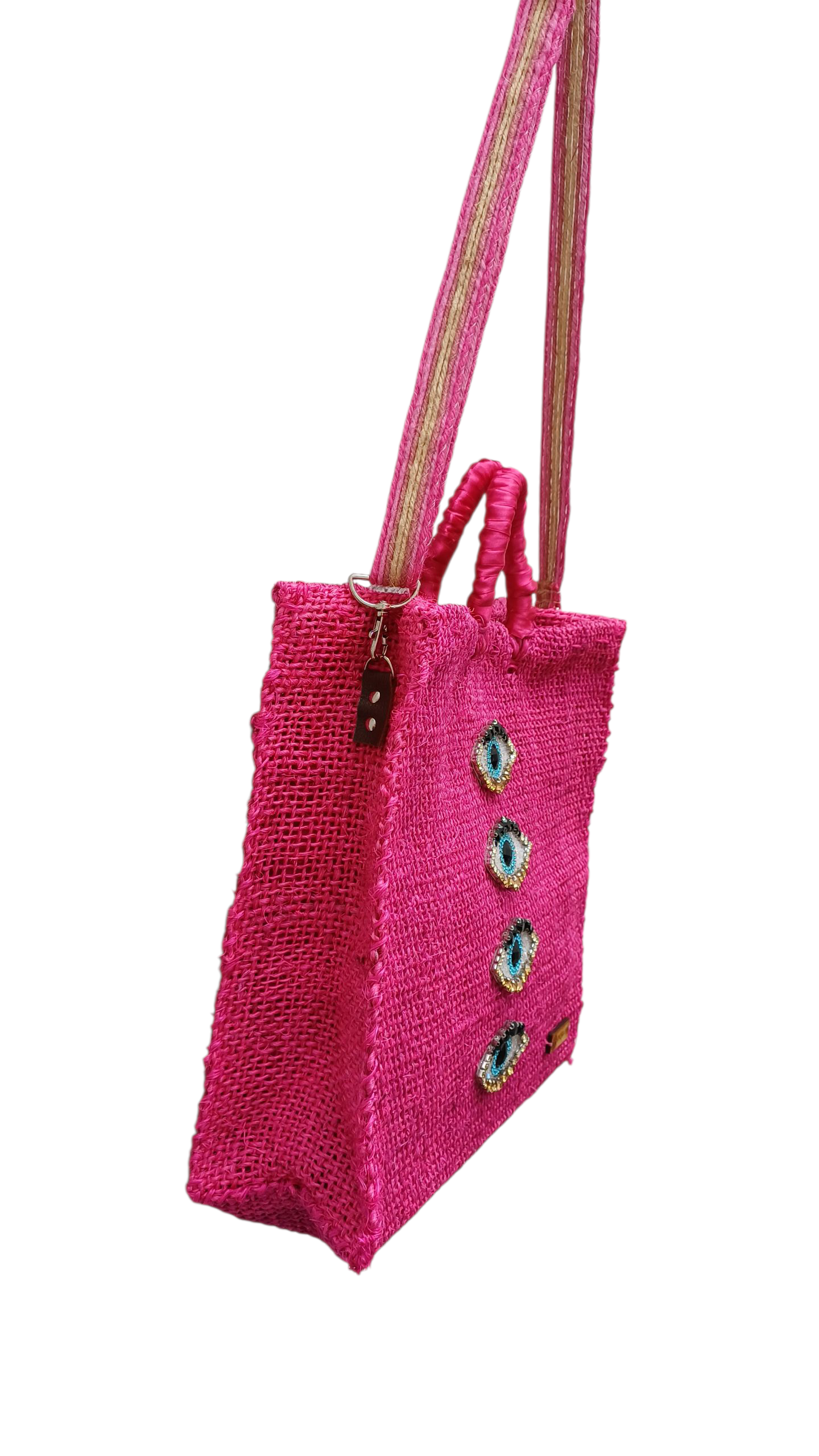Tote Bag Bacalar Rosa Mexicano Ojitos 👁💕