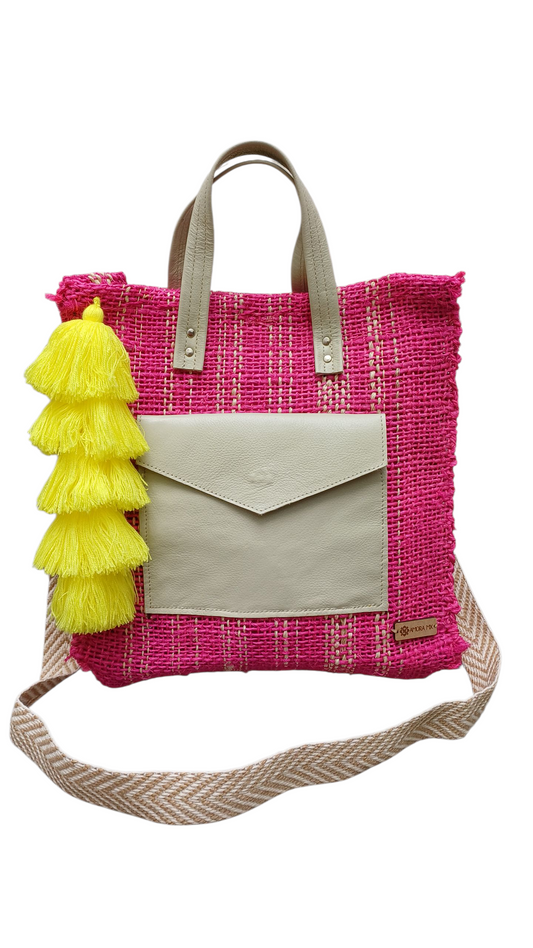 Tote Bag Cozumel Rosa Mexicano💕💕