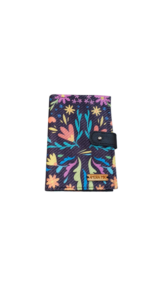 Porta Pasaporte Papalotl negro🦋