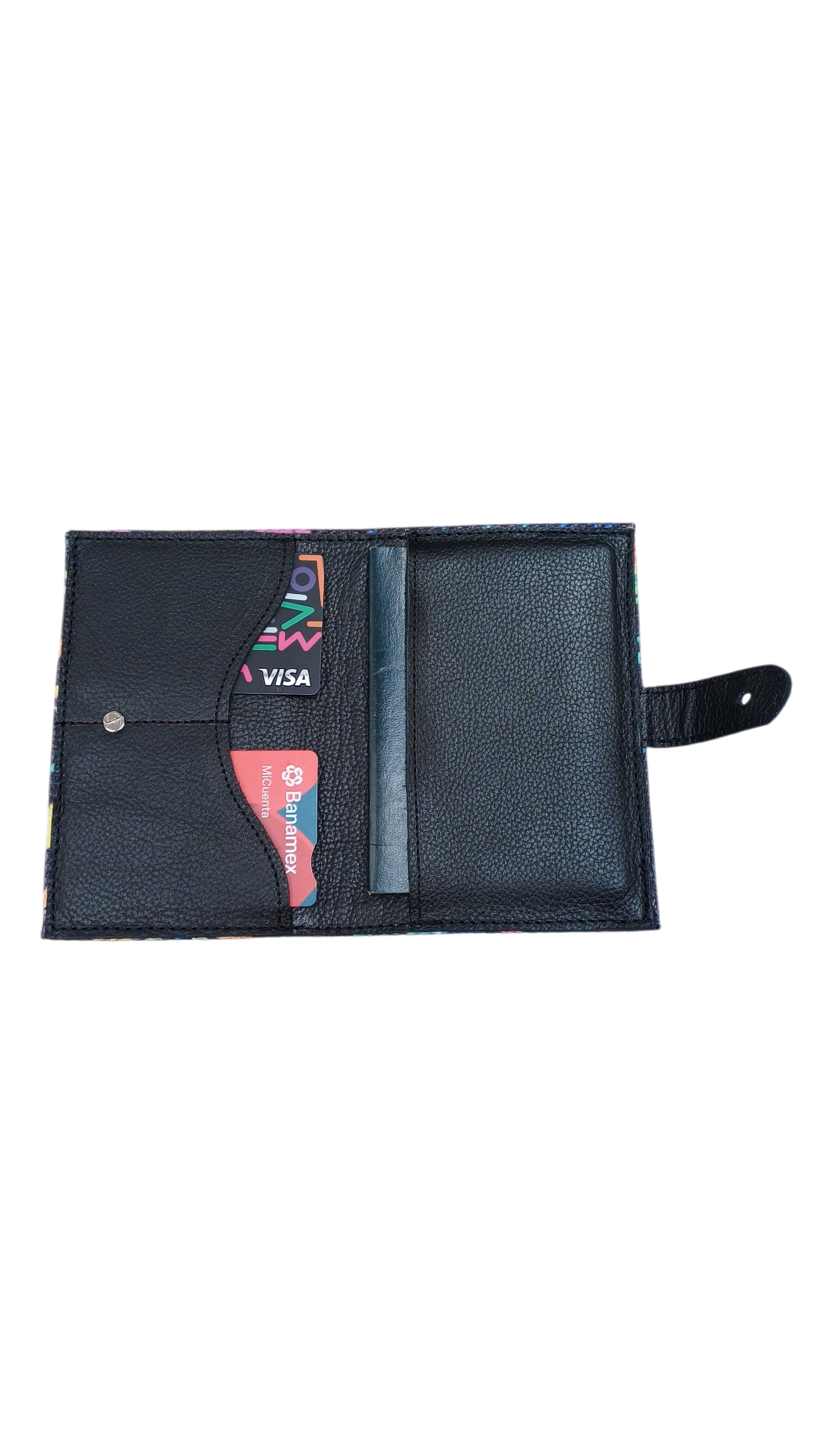 Porta Pasaporte Papalotl negro🦋