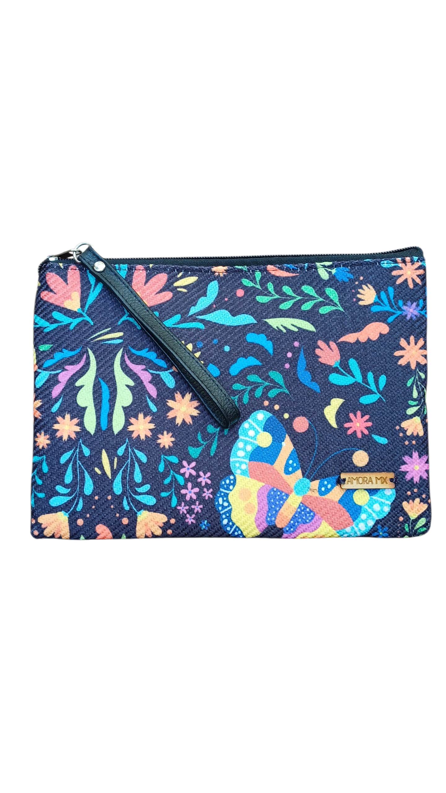 Cosmetiquera Papalotl Negro🦋
