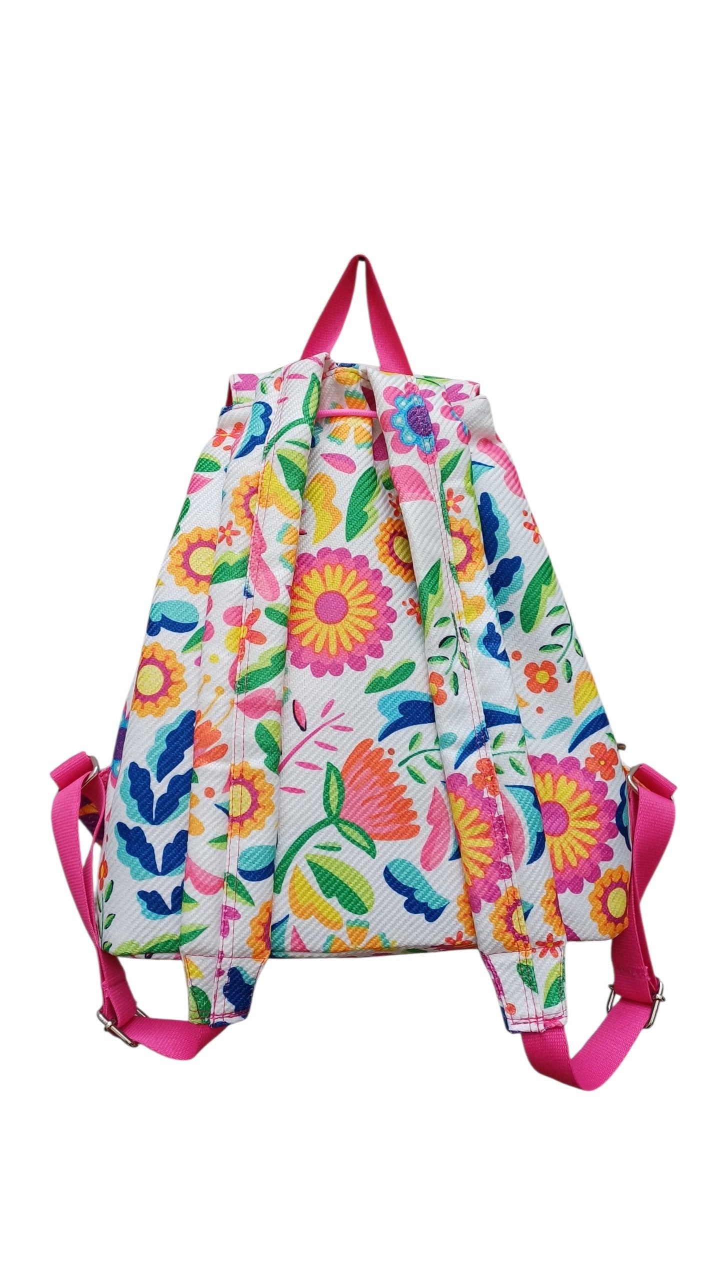 Mochila Otomí floral blanco🌷