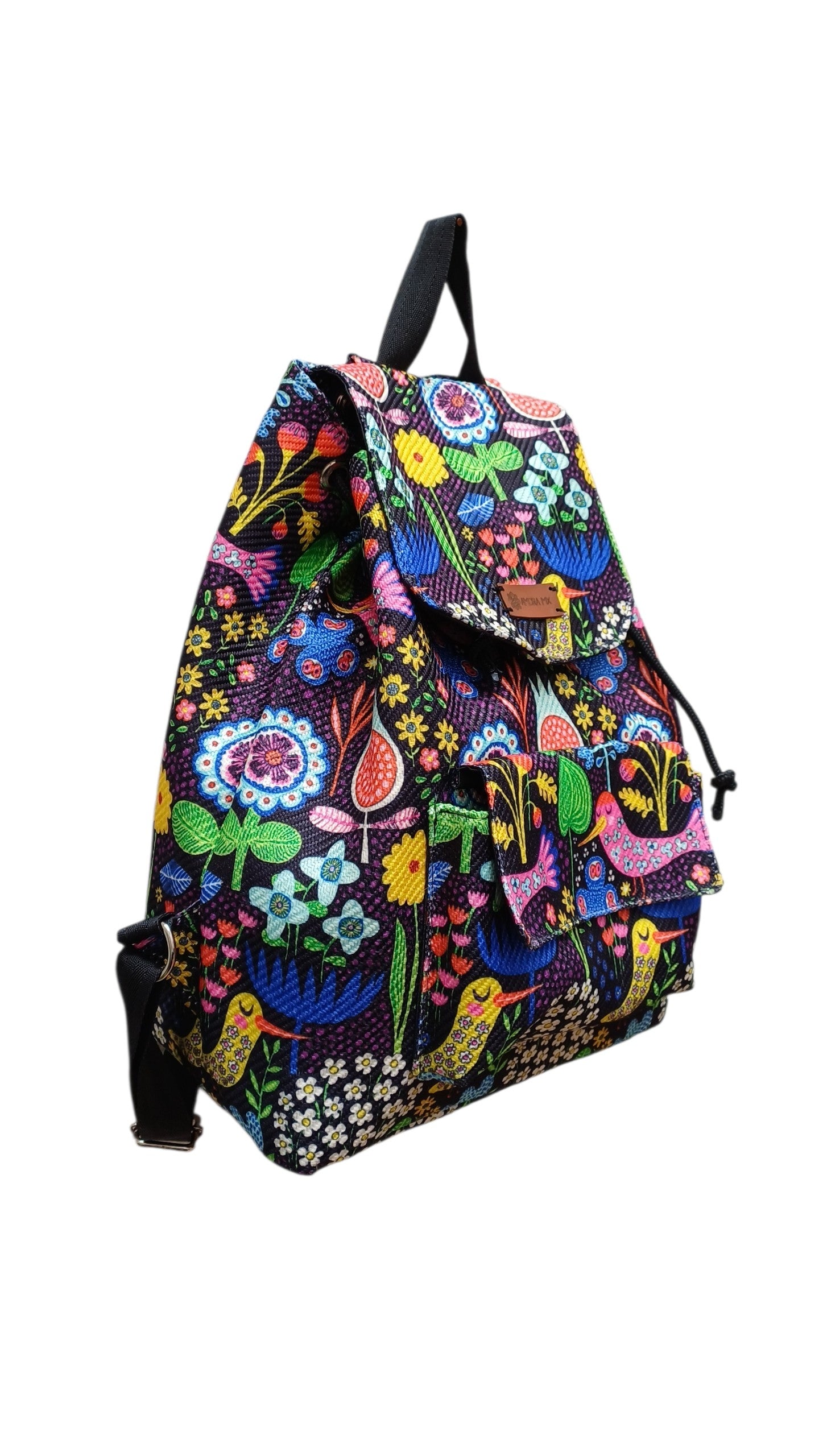 Mochila Otomí negro 🐦‍⬛