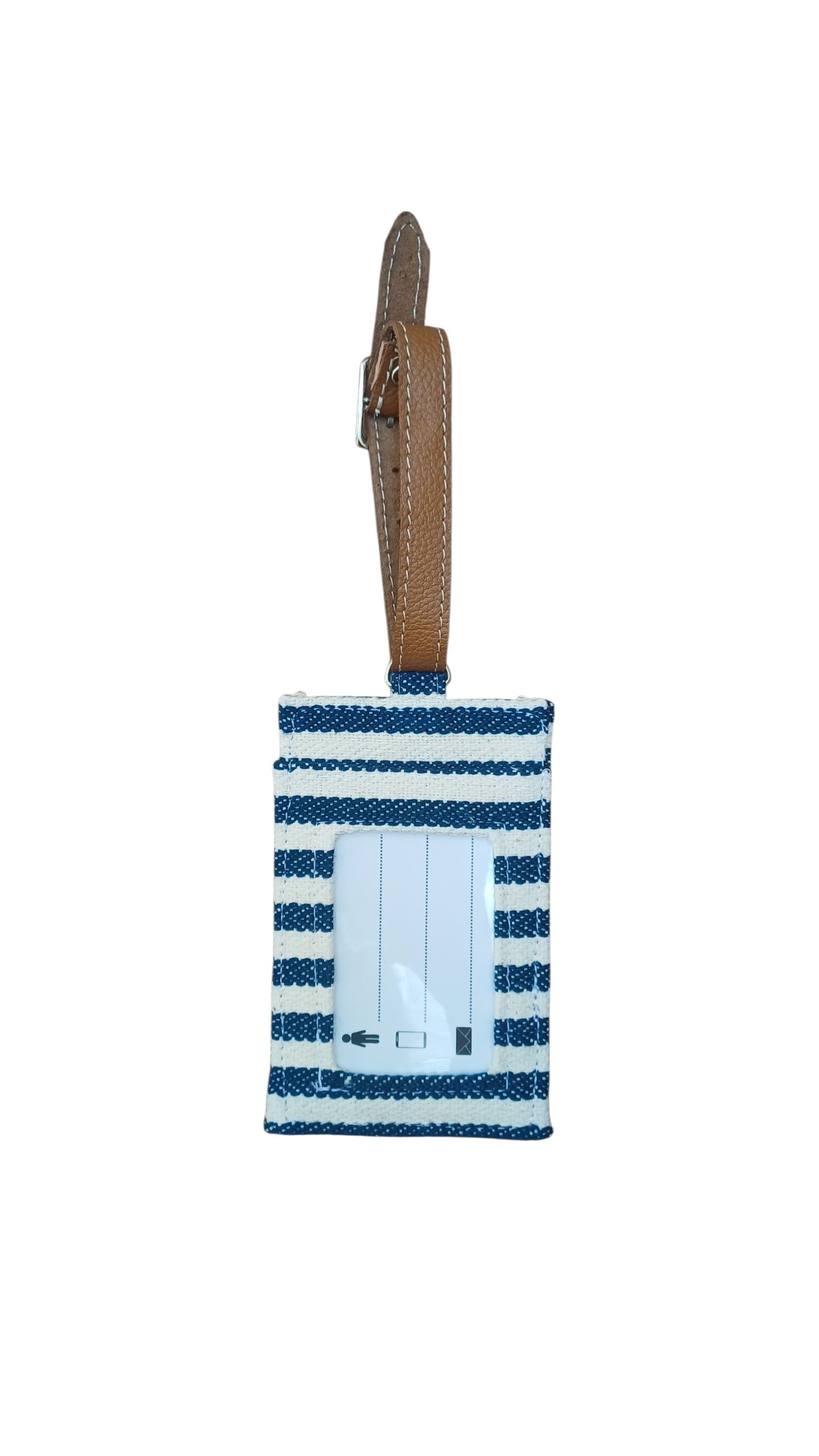 Kit Viajero Rayado azul con beige💙