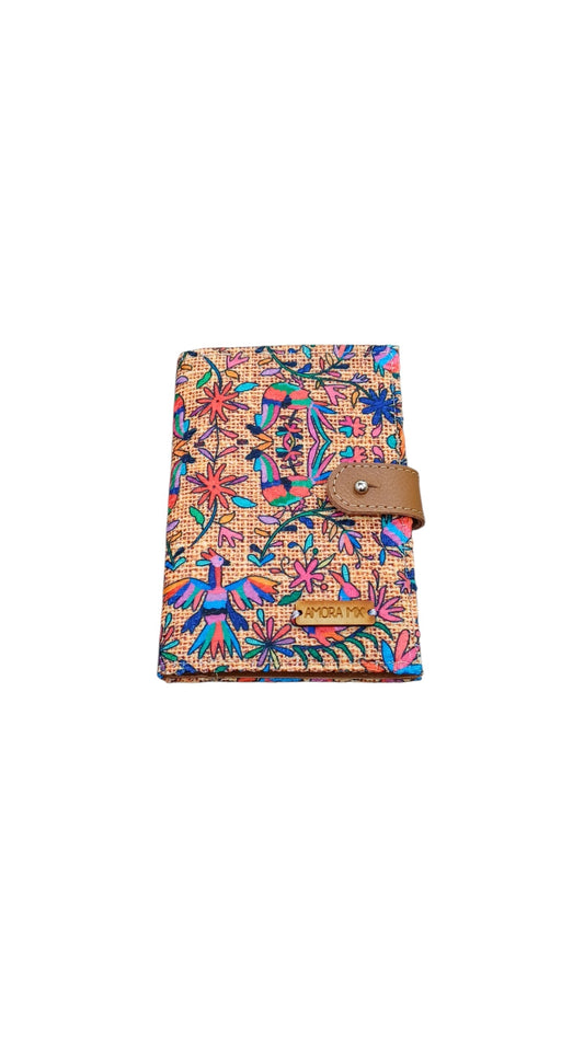 Porta Pasaporte Otomí beige🌸
