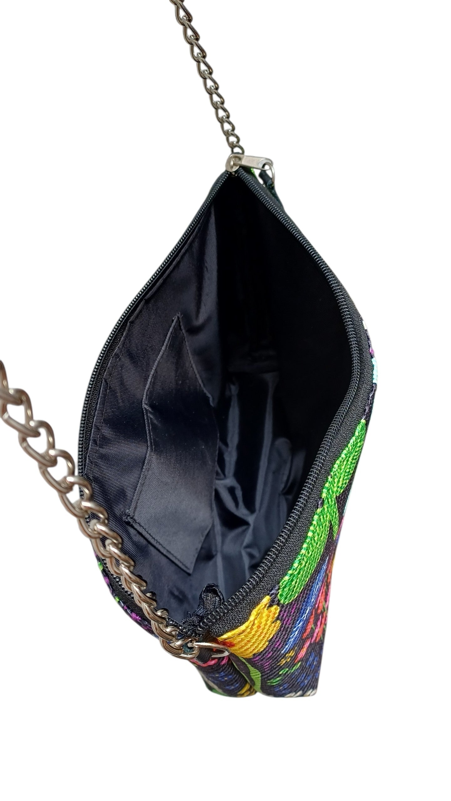 Bolsa Crossbody Otomí negro 🐦