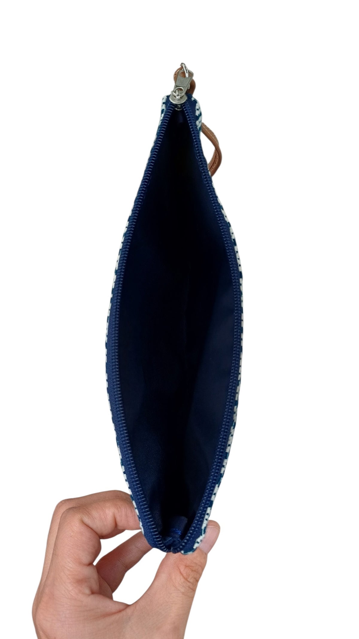 Cosmetiquera Rombos Azul Marino💙