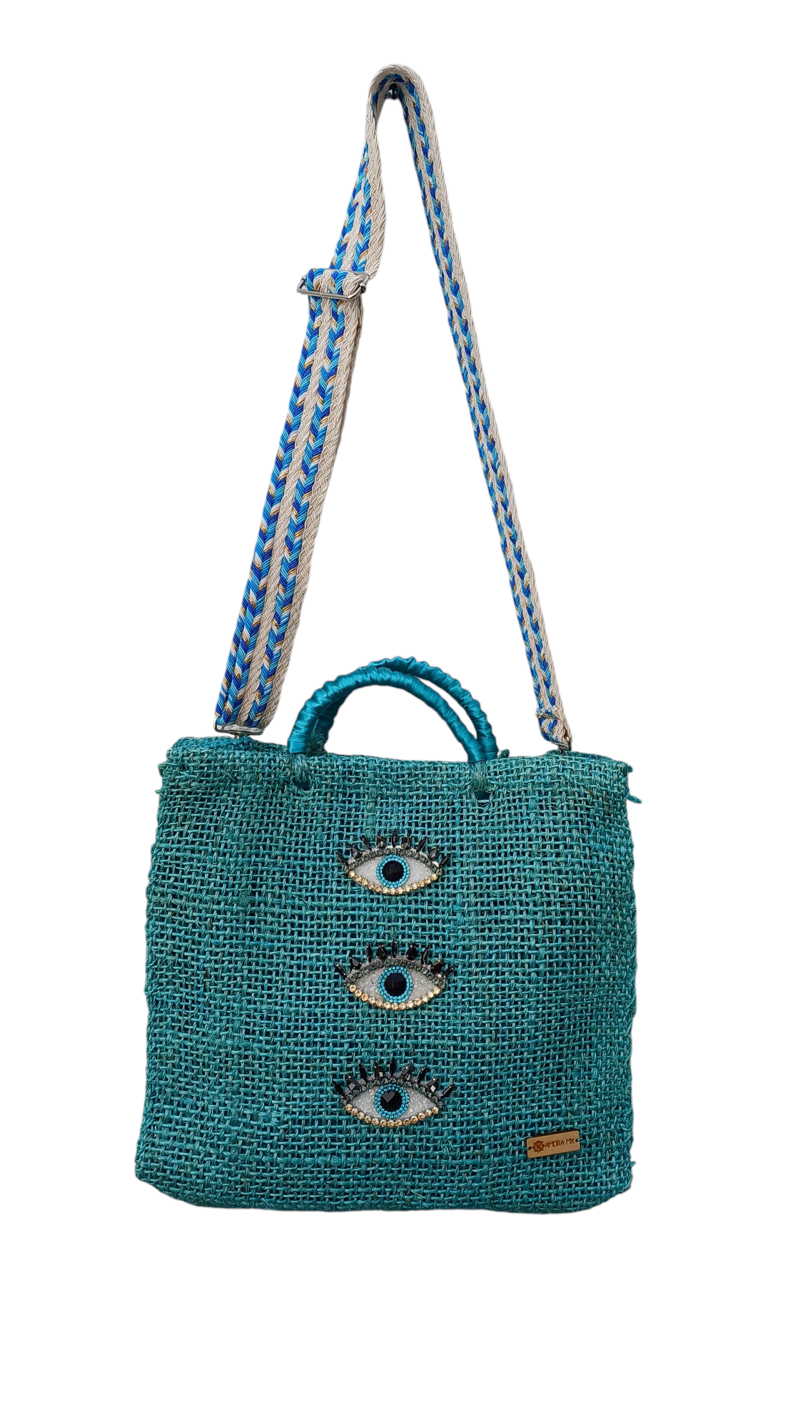 Tote Bag Bacalar Azul Cielo Ojitos👁️💙