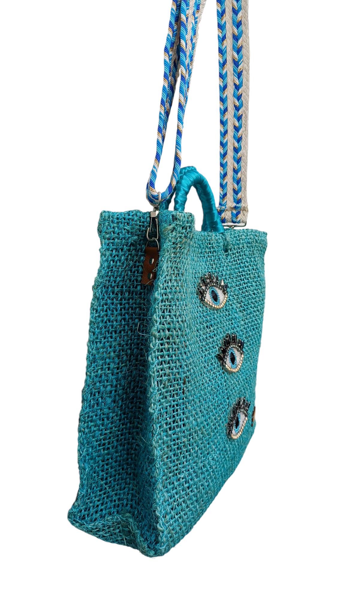 Tote Bag Bacalar Azul Cielo Ojitos👁️💙