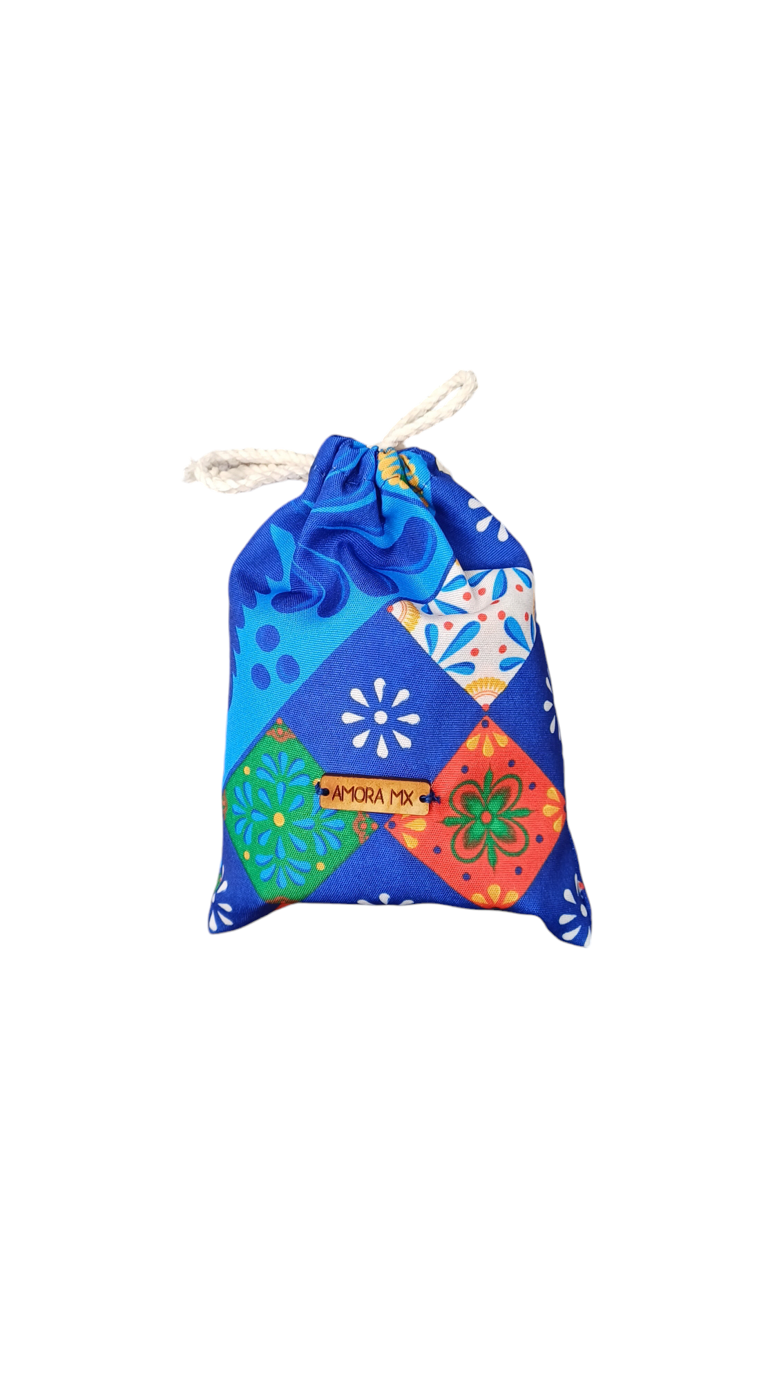 Bolsa Ecológica Talavera Rombos Azul Rey💙